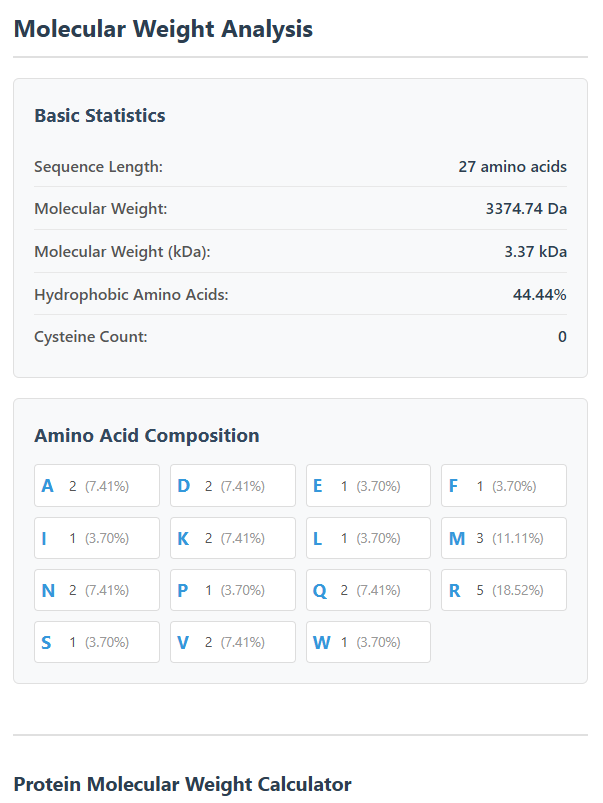 Protein MW calculator with example (EN)